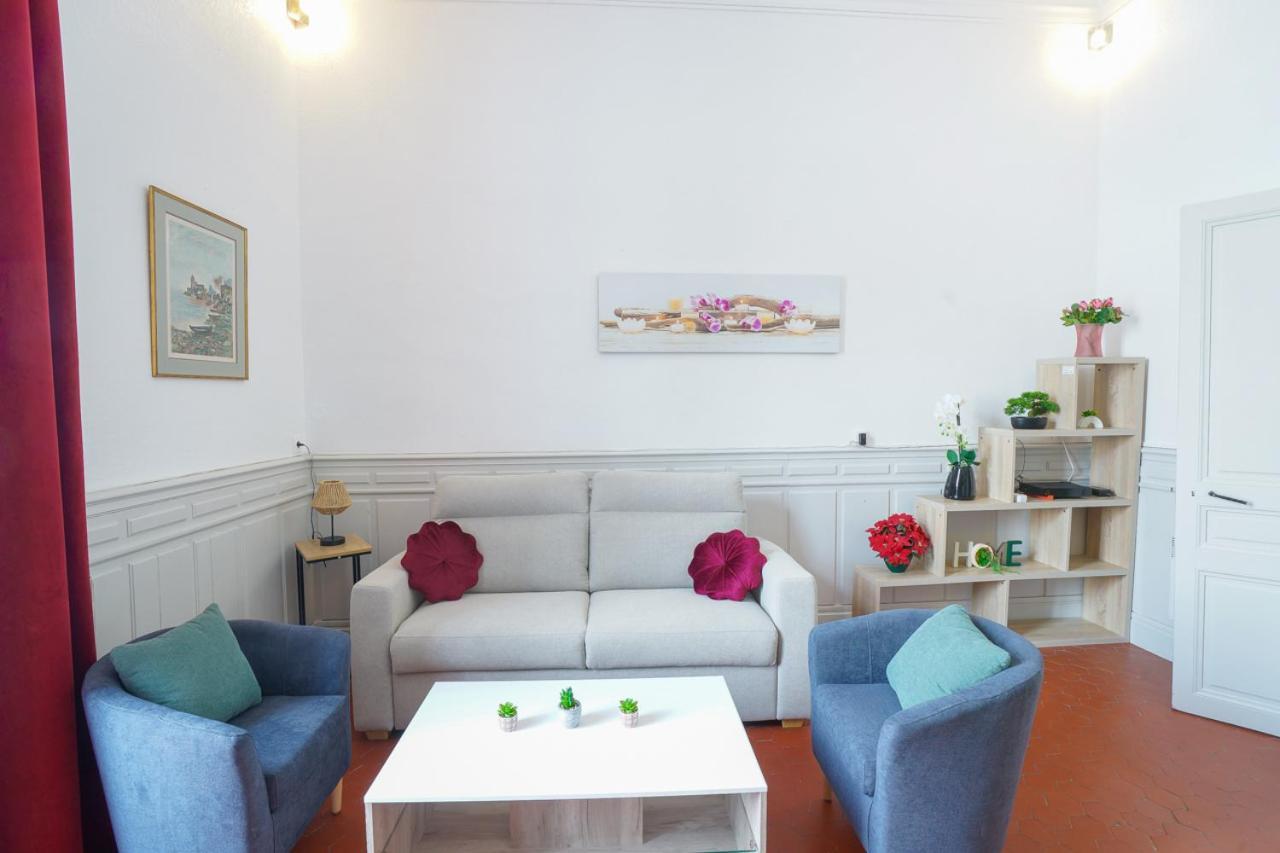 Appartement Du Forum,La Gare, 50 M2 , Climatisation, Garage, Cour Narbonne Extérieur photo