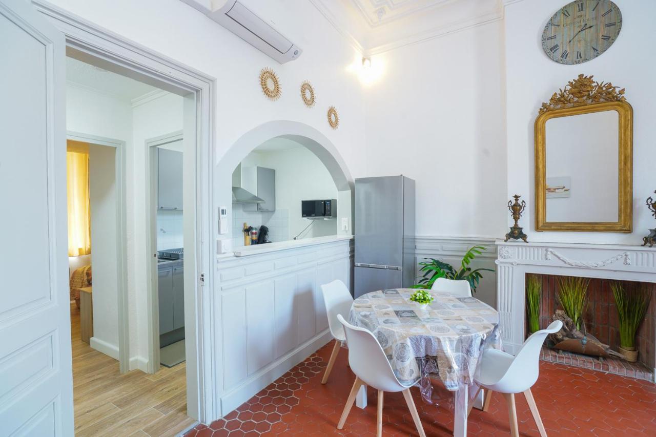 Appartement Du Forum,La Gare, 50 M2 , Climatisation, Garage, Cour Narbonne Extérieur photo