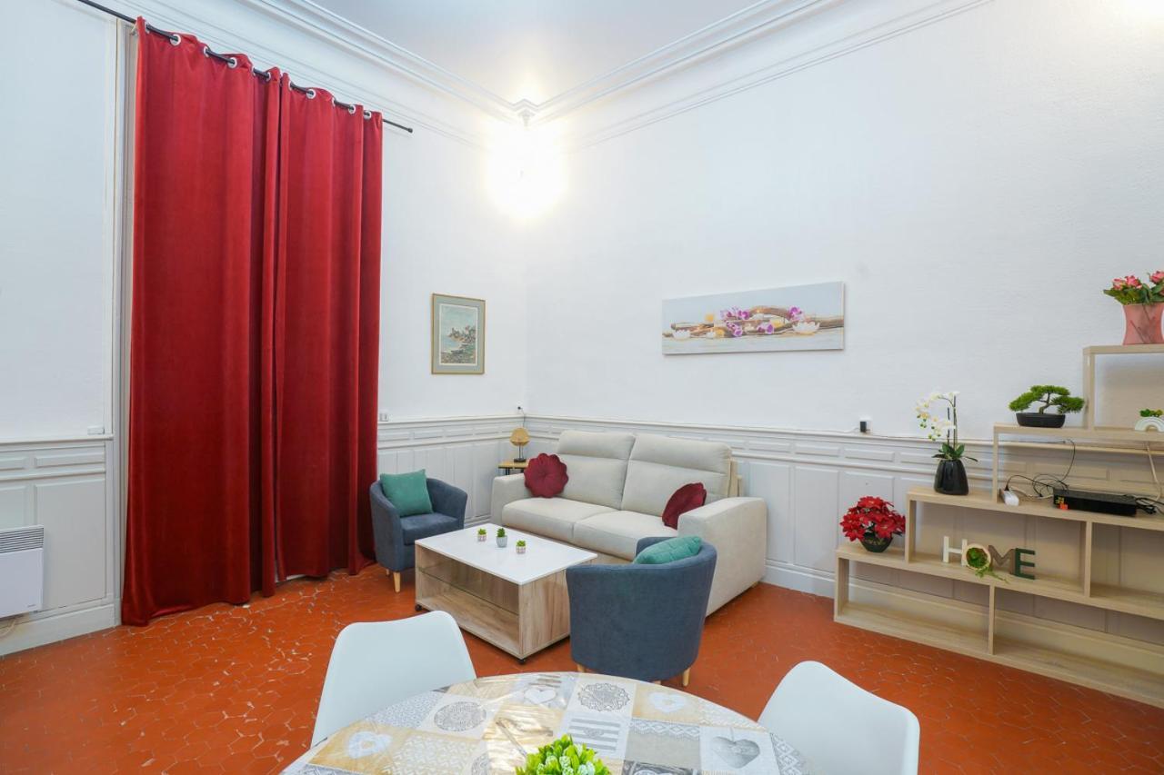 Appartement Du Forum,La Gare, 50 M2 , Climatisation, Garage, Cour Narbonne Extérieur photo